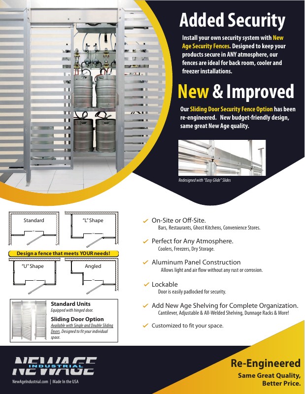 Security Fence Pricing Flyer 2025