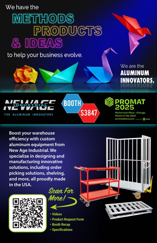 ProMat 2025 Booth Equipment Handout
