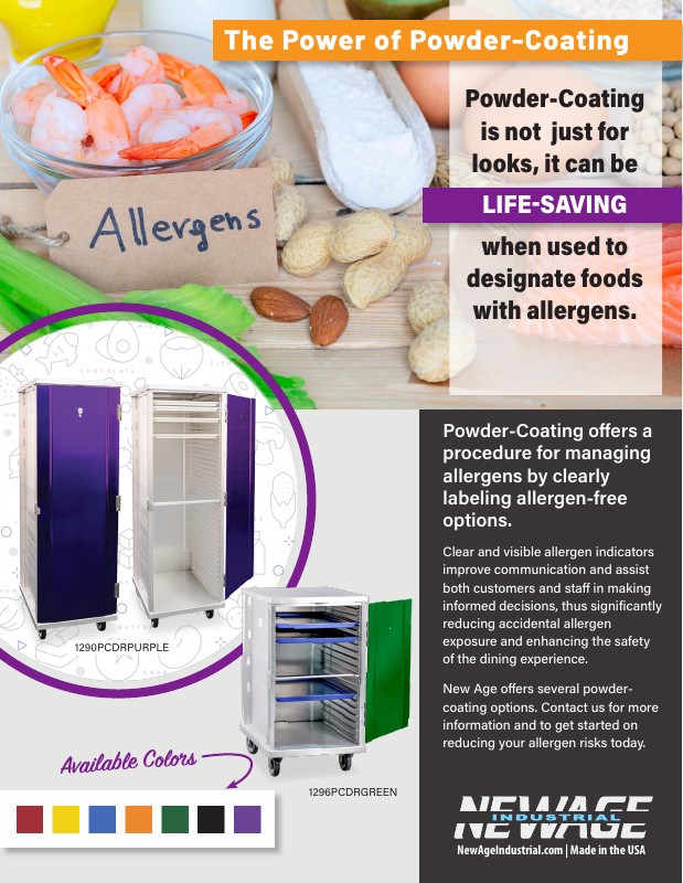 Food Allergen Color Coding: The Power of Powder-Coating