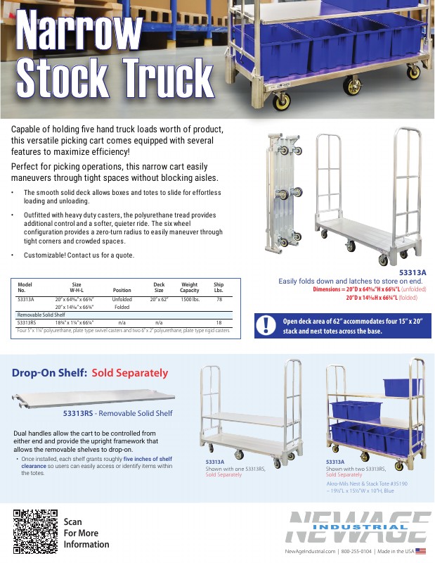 Narrow Stock Truck 53313A