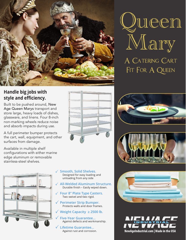 Queen Mary Catering Cart Flyer