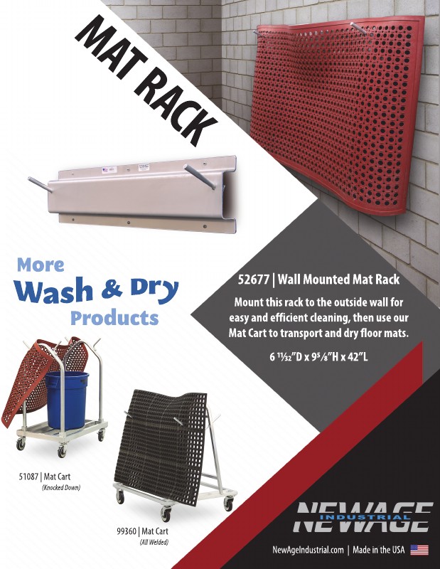 Wall Mount Mat Rack – 52677
