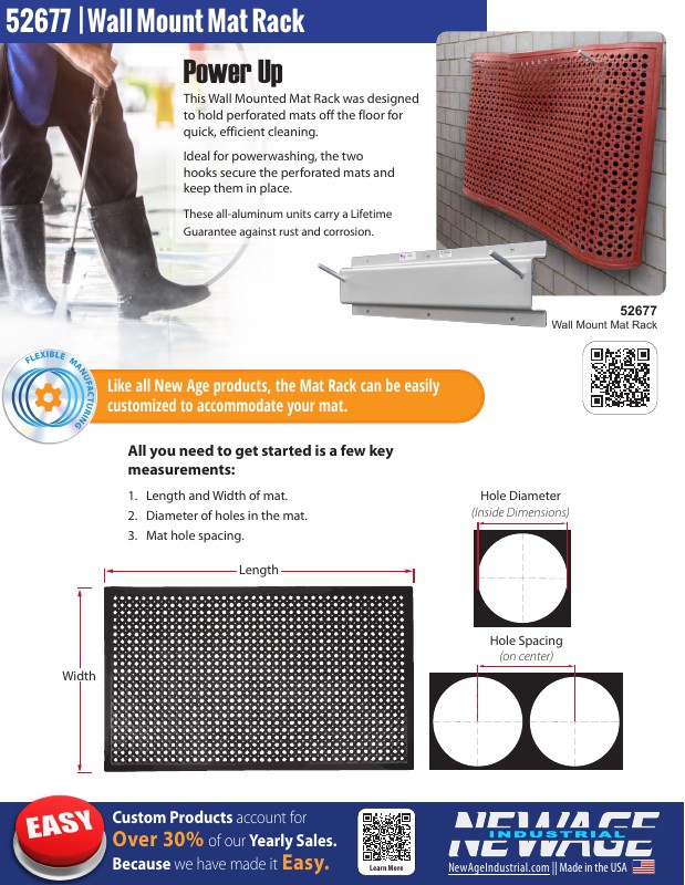 Mat Rack Flyer 52677