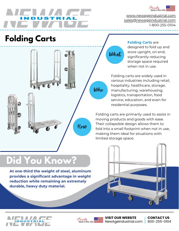 Folding Carts, Trucks & U-Boats - Sales Educational Booklet