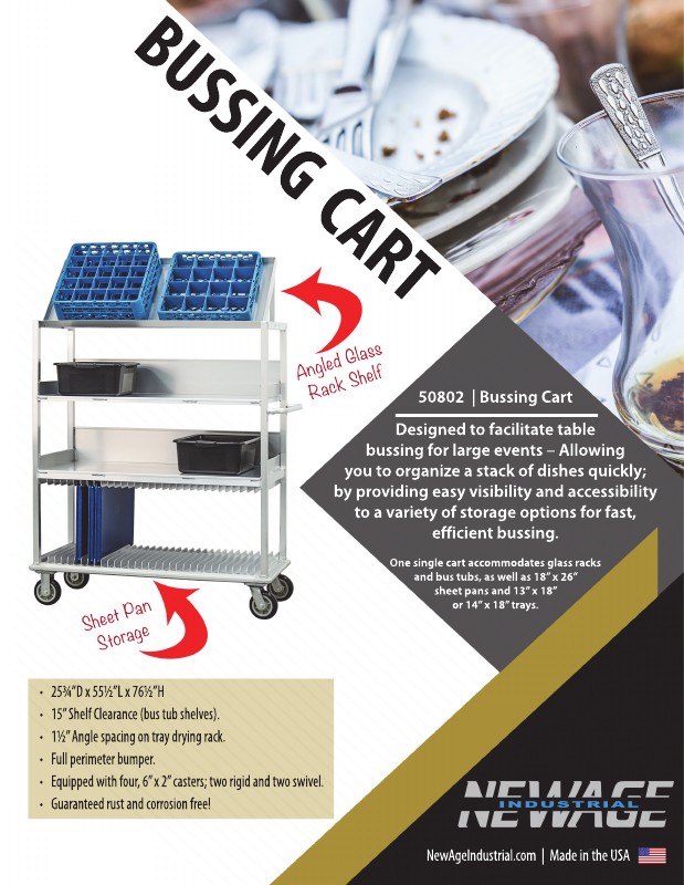 Bussing Cart – 50802