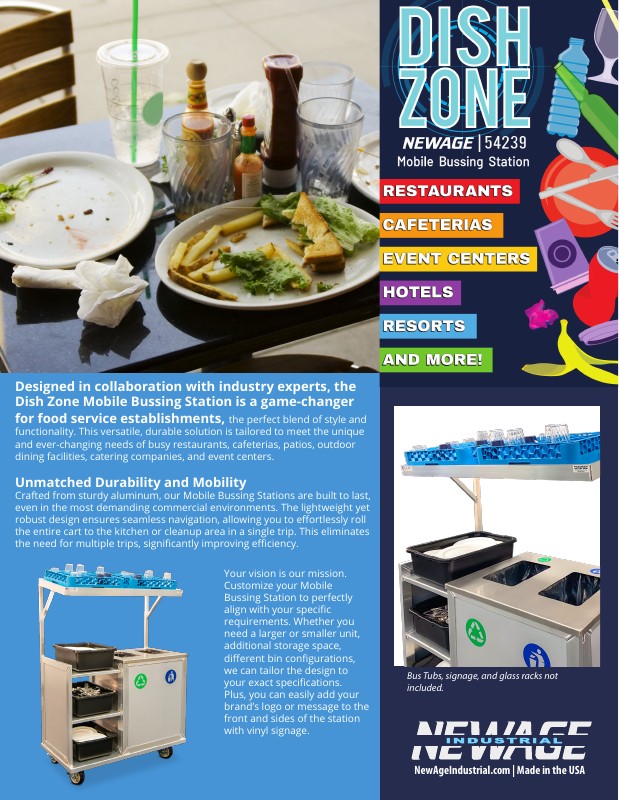54239 Dish Zone Mobile Bussing Station Flyer