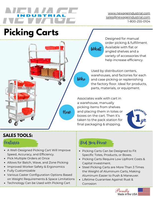 Picking Carts - Sales Educational Booklet