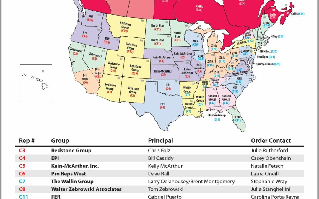Foodservice Rep Map