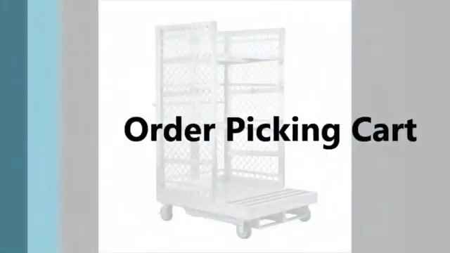 Aluminum Order Picking Cart (Stage, Put & Pick)