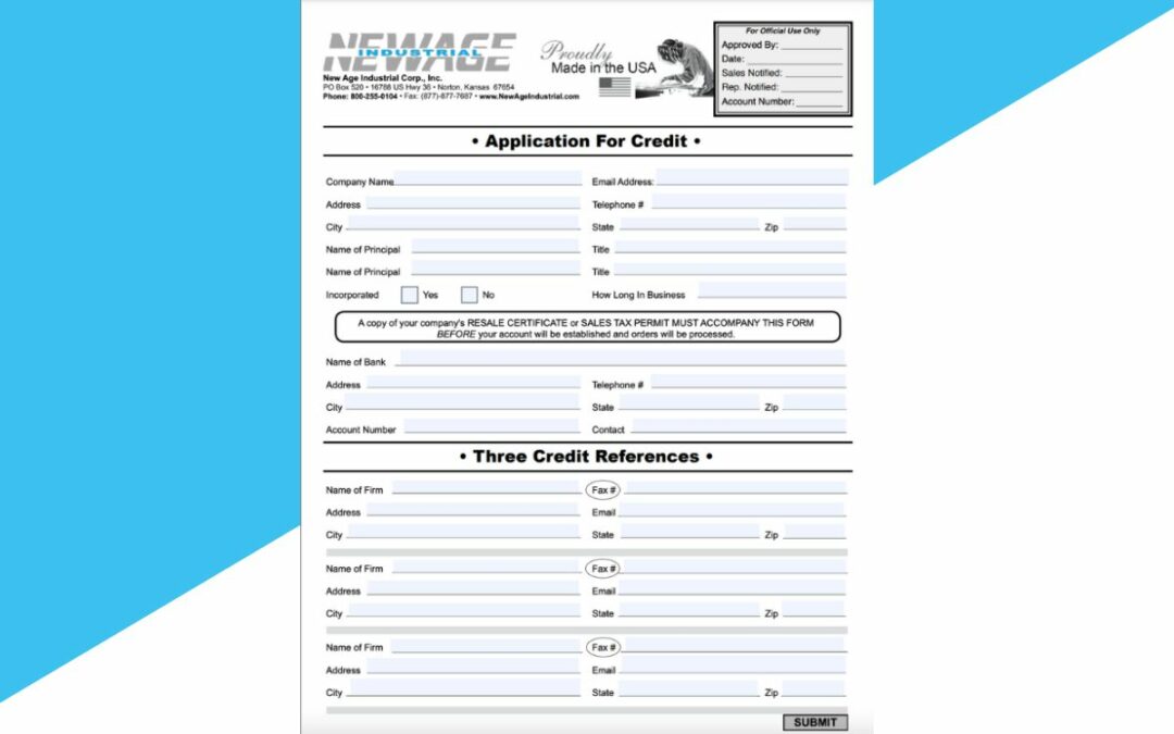 Application for Credit