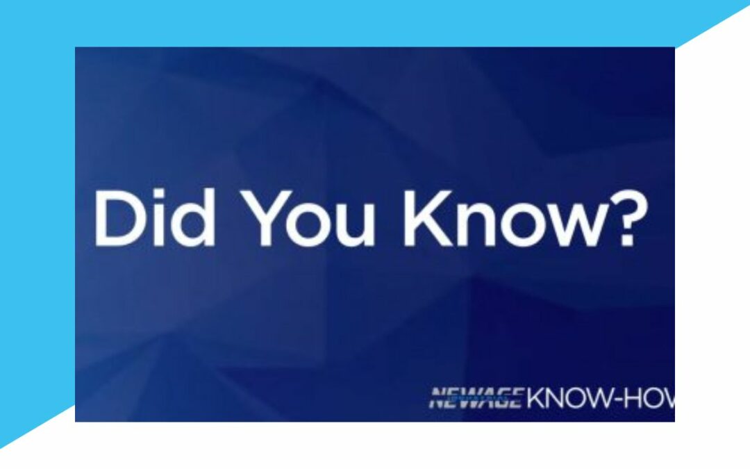Know-How Video: Did You Know?