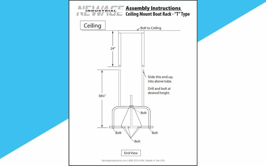 Assembly Instructions – Boat Rack “T” Type