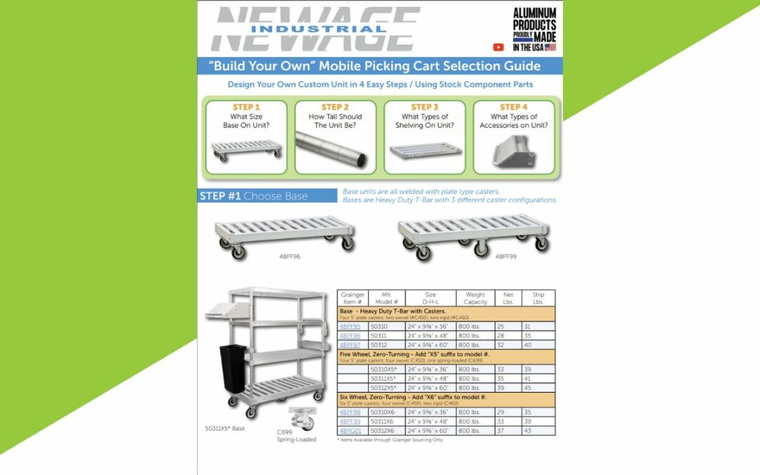 Grainger Build Your Own Picking Cart Selection Guide
