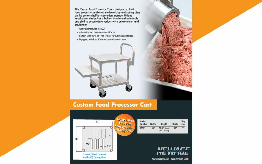 Custom Food Processor Cart