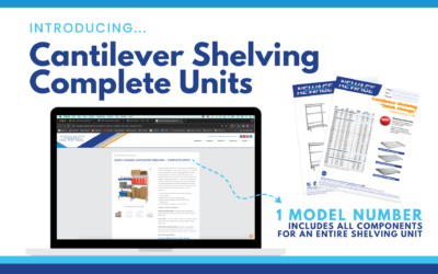 Introducing Complete Shelving Units with One Model Number